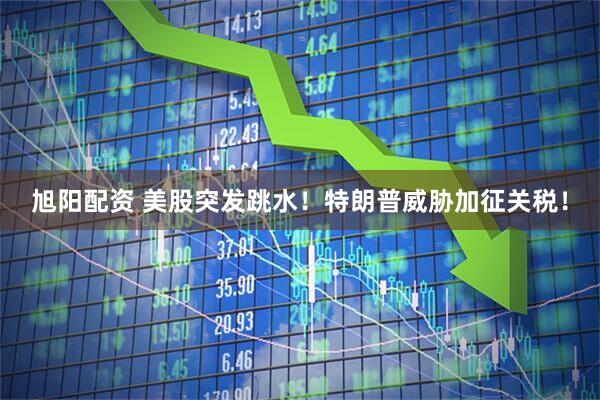 旭阳配资 美股突发跳水！特朗普威胁加征关税！