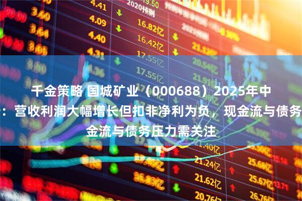 千金策略 国城矿业（000688）2025年中报财务分析：营收利润大幅增长但扣非净利为负，现金流与债务压力需关注